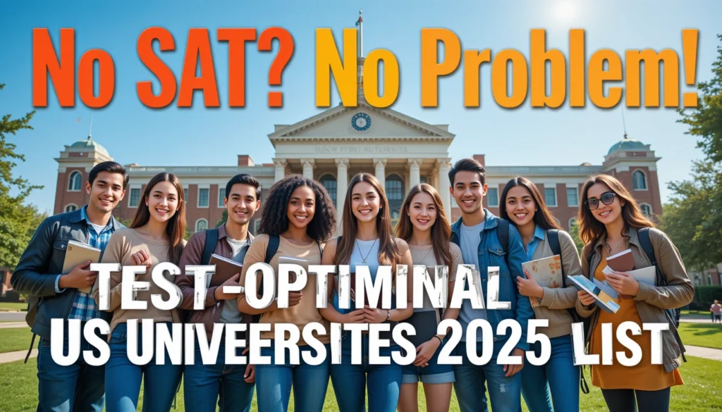 No SAT? No Problem! Test Optional US Universities (2025 List)